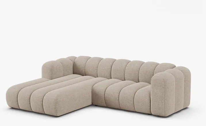 Coltar Lupine 4 locuri chenille Eden L260 cm