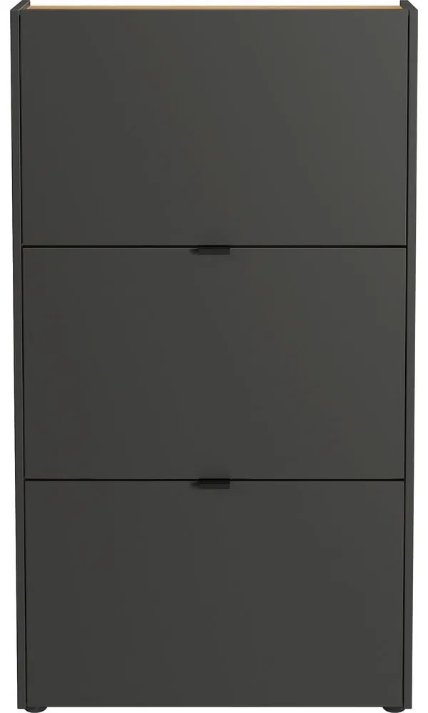 Pantofar gri antracit cu deschidere înclinată 71x127x22 cm Ameca – Germania