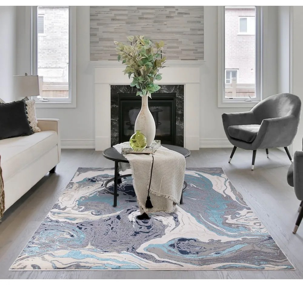 Covor albastru 230x160 cm Aurora - Asiatic Carpets