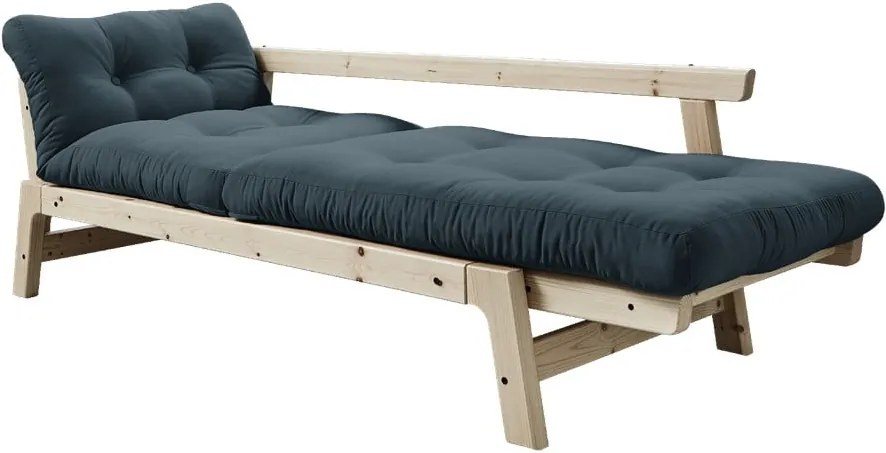Canapea variabilă KARUP Design Step Natural, albastru petrol