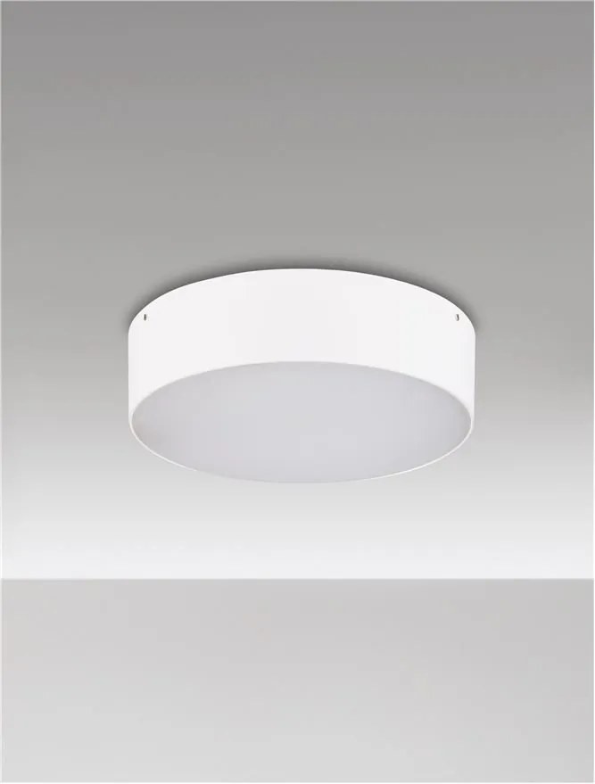 Plafoniera LED pentru iluminat exterior IP65 JUDI D-22cm alba
