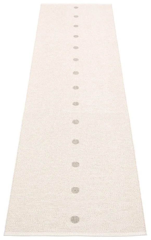 Covor tip traversă pentru interior și exterior bej/crem 70x280 cm Peg Linen Vanilla – Pappelina