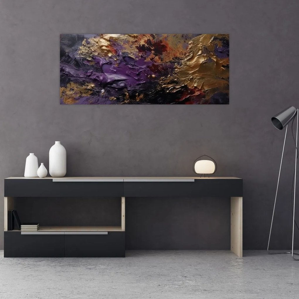 Tablou - Abstracție texturată (120x50 cm)