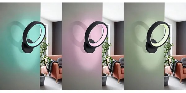 Eglo 99028 - Aplica de perete LED RGB dimabilă MARGHERA-C LED/16W/230V