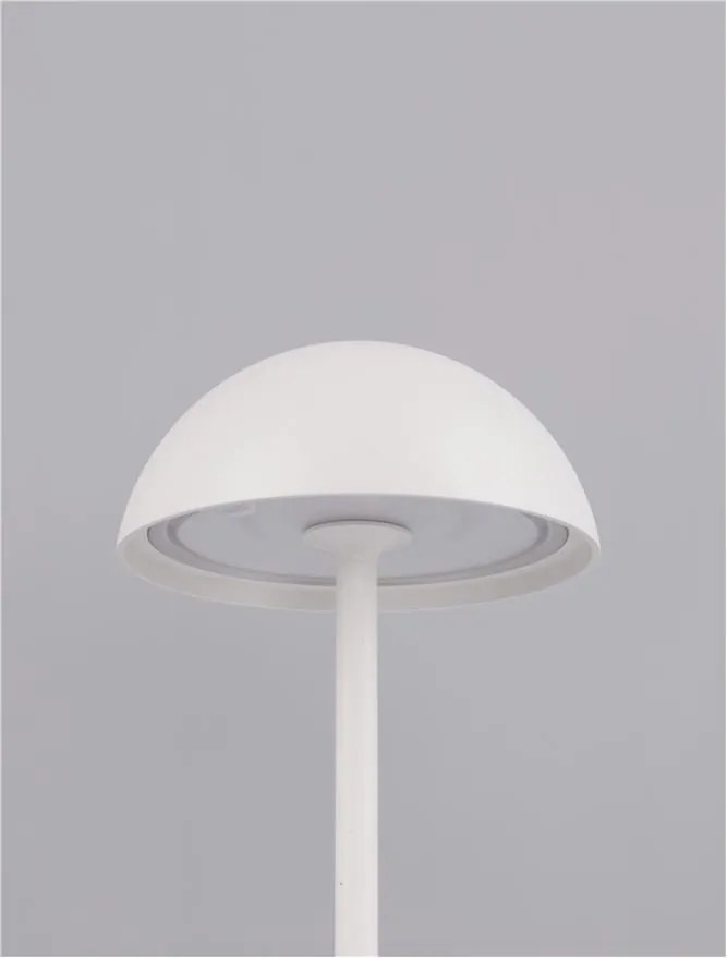 Lampa LED portabila iluminat exterior decorativ ROSE alba