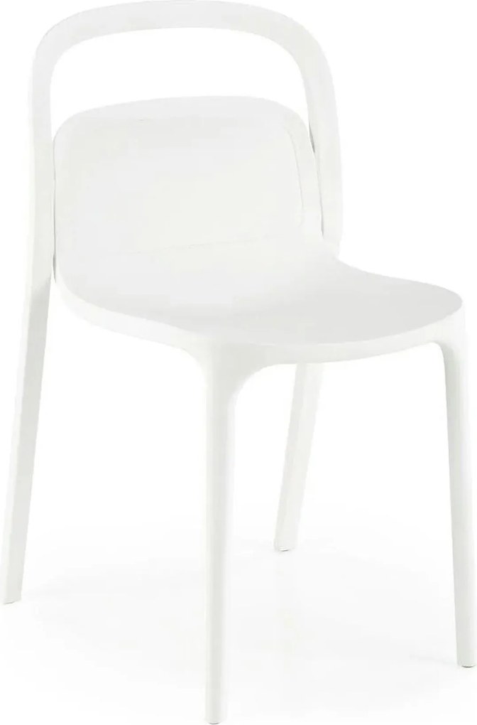 Scaun K490, alb, polipropilena, 46x55x80 cm