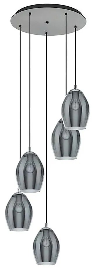 Lustră pe cablu ESTANYS 5xE27/60W/230V Eglo 39567