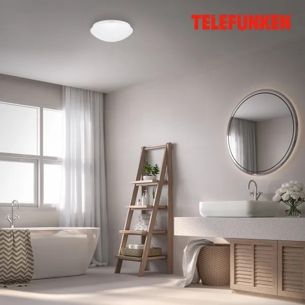 Plafonieră LED pentru baie Telefunken 601206TF LED/15W/230V d. 28 cm