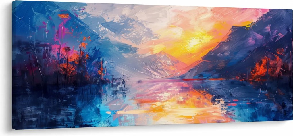 Tablou - Pictura peisajului (120x50 cm)