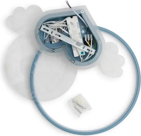 Brilagi - Plafonieră LED pentru copii LOVE 48W/230V 3000/4500/6000K albastră