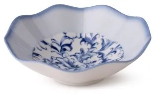 Set veselă, 24 piese, porțelan, albastru