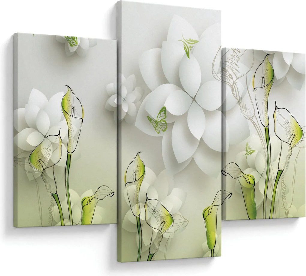Tablou cu flori (90x60 cm)