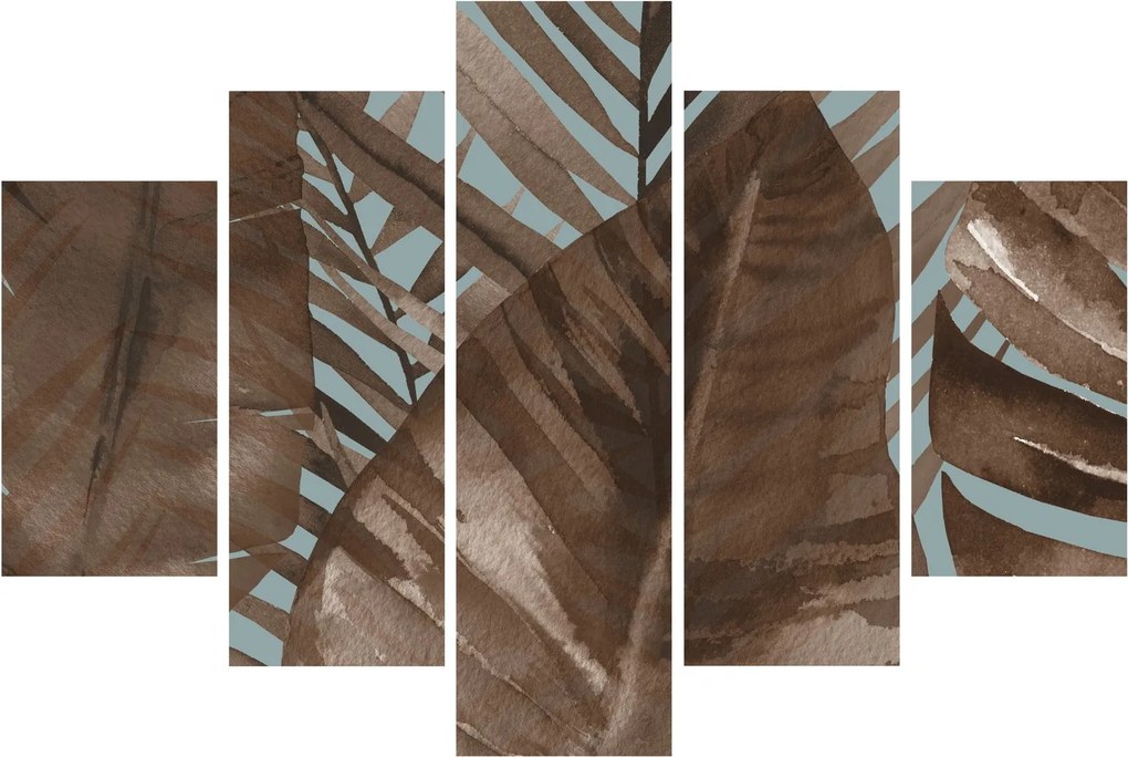 Tablou - Frunze de palmier acvarel (150x105 cm)