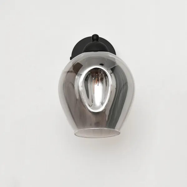 Lampă de perete LILI 1xE27/15W/230V negru/gri