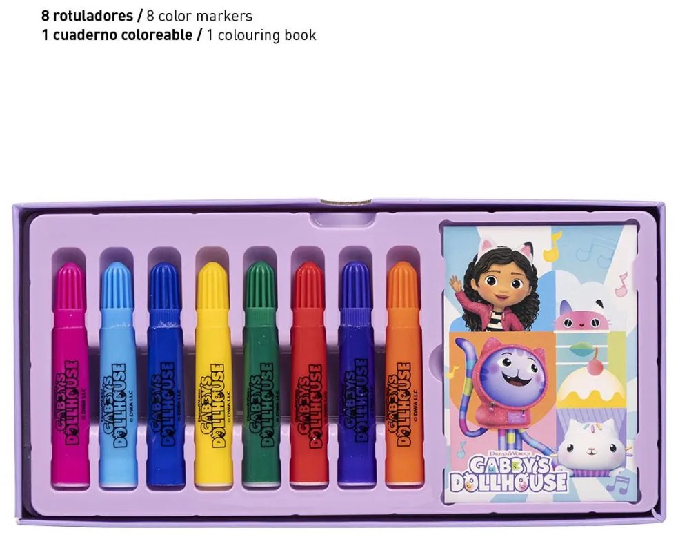 Gabby&#039;s Dollhouse set de papetărie în geantă