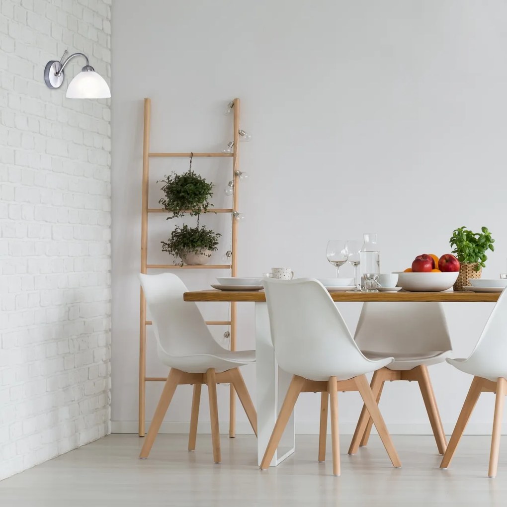 Aplica de perete stil clasic Milanese argintiu 1131-1SS SRT