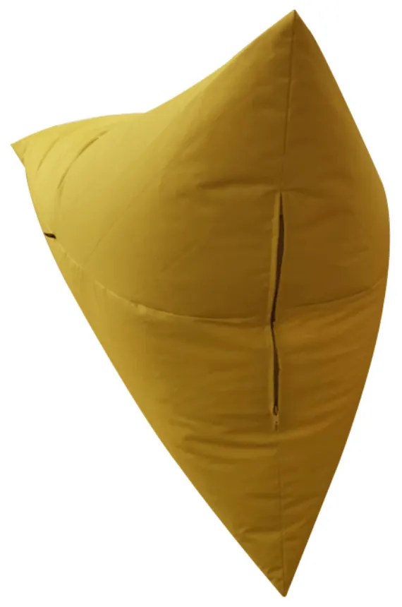 Fotoliu tip sac, material textil muştar, VETOK