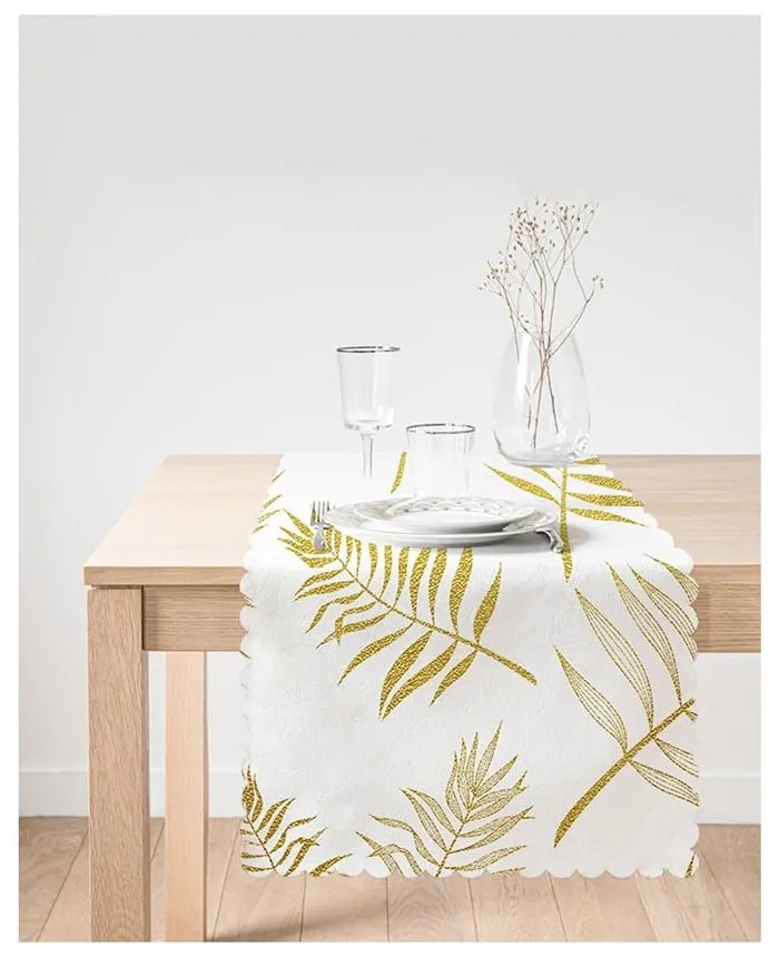 Napron de masă 45x140 cm Leaves – Minimalist Cushion Covers