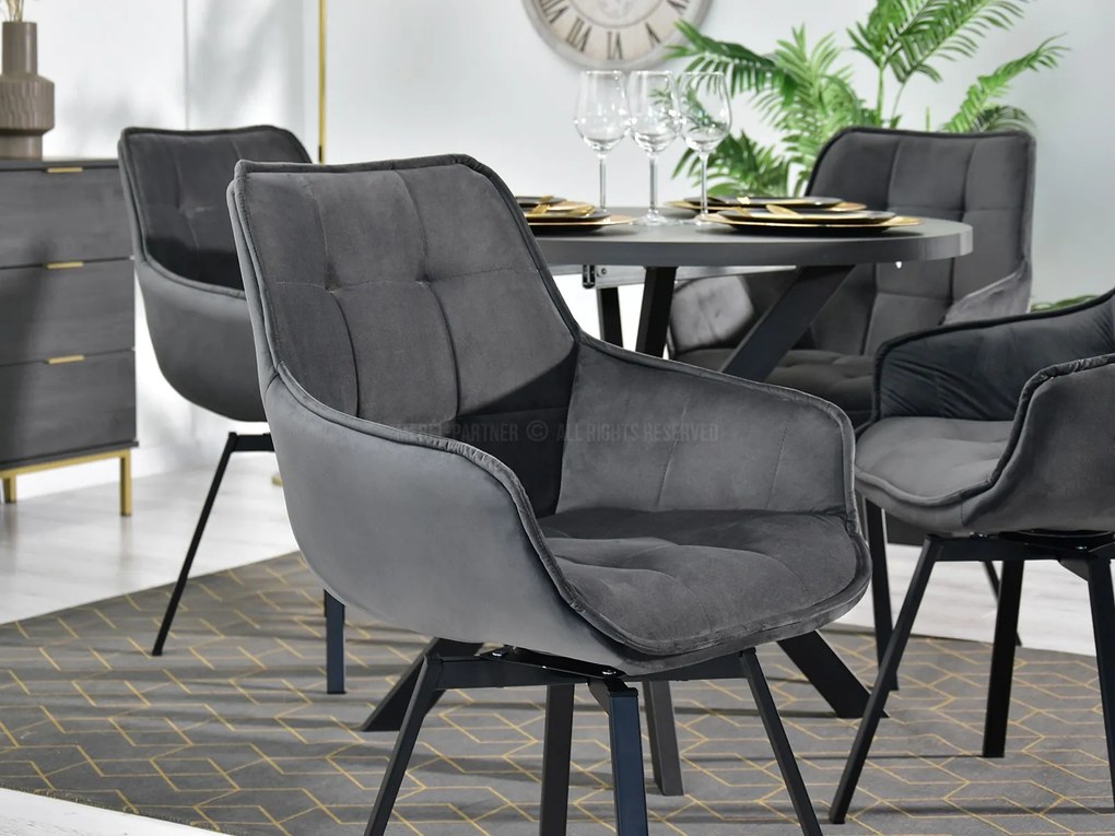 Scaun Aranbura (grafit + negru). Promo -14%. 1110900