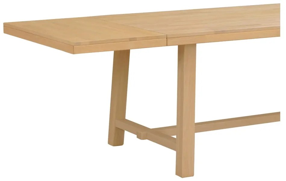 Extensie blat din lemn de stejar lustruit pentru masa de dining Rowico Brooklyn
