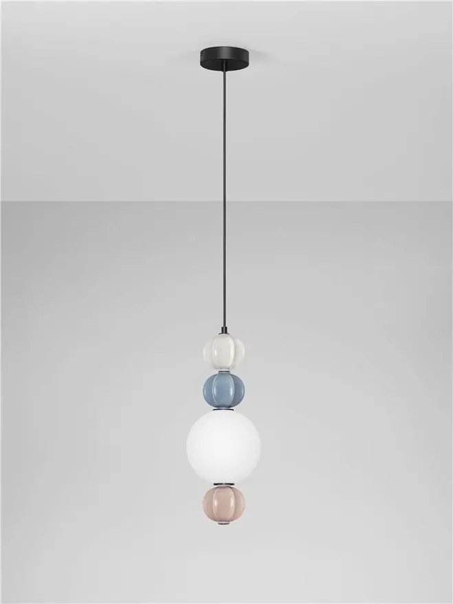 Pendul, Lustra LED cu ceramica multicolora DAZZ