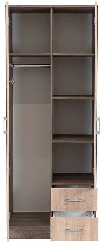 Dulap Miami 80x205 cm stejar Sonoma-stejar York