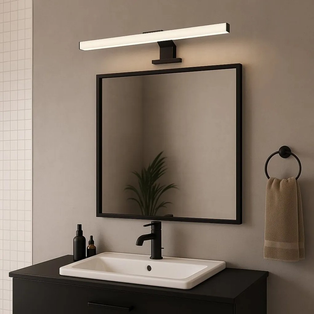 Aplica LED pentru baie protectie IP44 Oliro L-60cm
