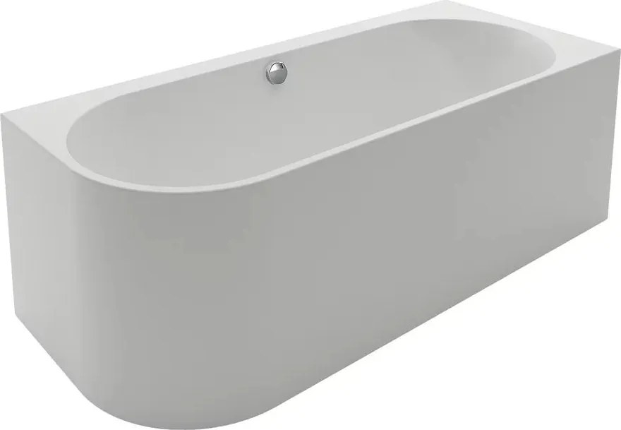 Cada freestanding Kreiner Andrea 175x75 cm finisaj alb dreapta lipita de perete, BTW