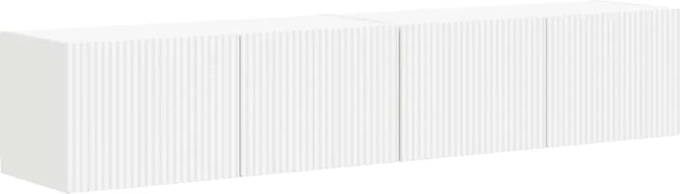 vidaXL Dulap TV de perete 2 pcs Alb 60 x 31 x 29.5 cm Lemn compozit