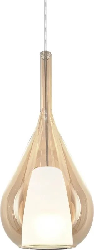 Lustra, Pendul din sticla KALIQUE-3 SP1 D18 AMBRA