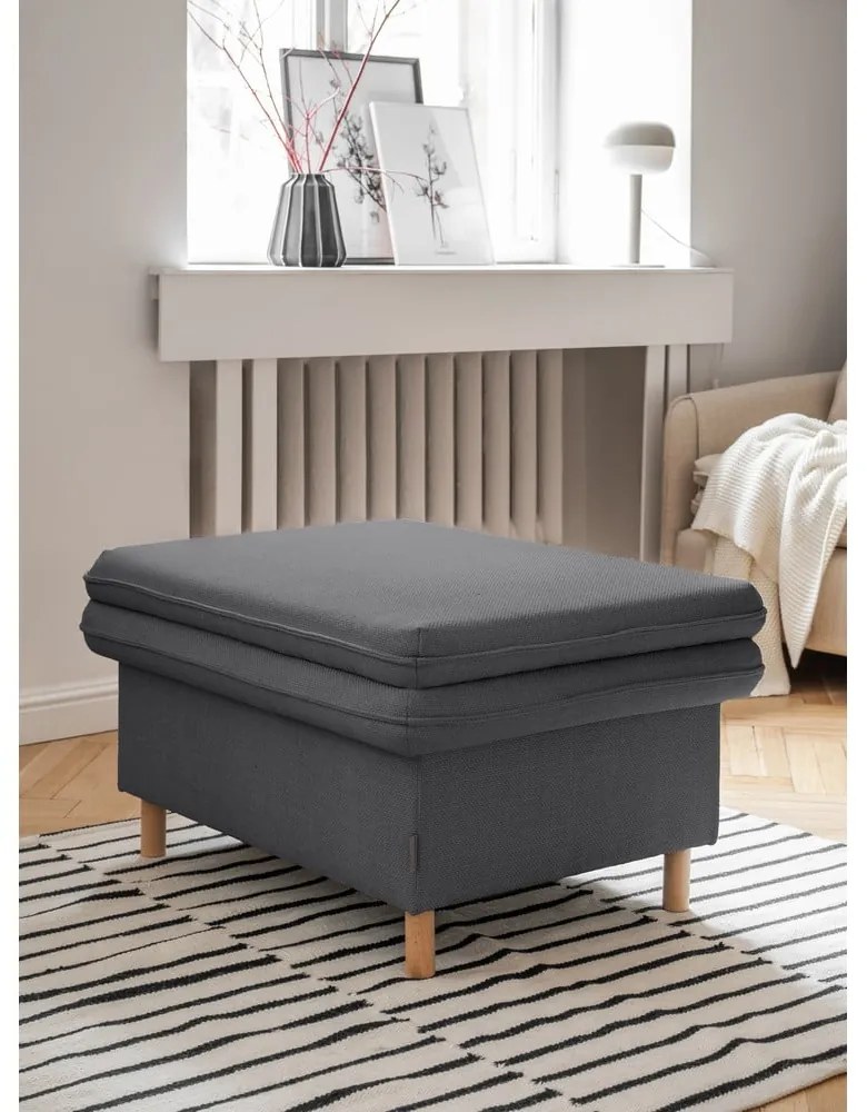 Taburet gri închis Simon – Miuform