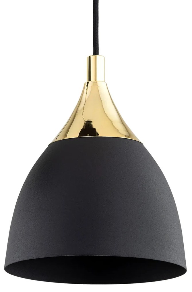 Pendul design modern MURANO negru