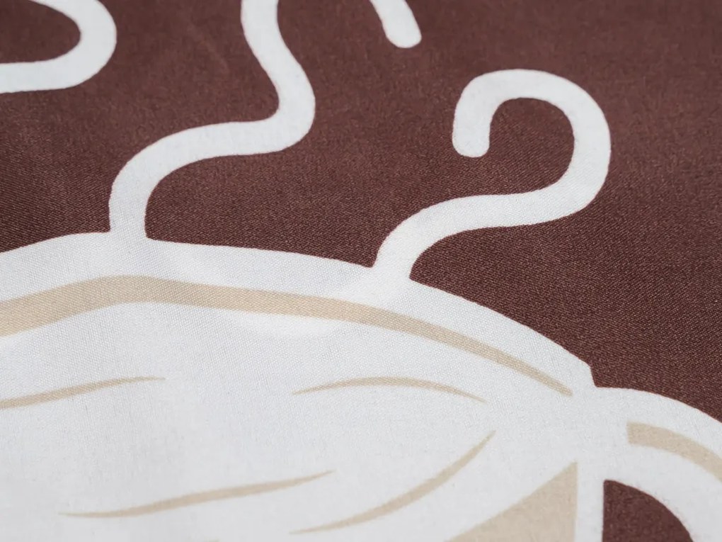Lenjerie de pat din bumbac Culoare maro, COFFEE