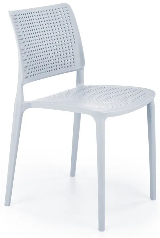 Scaun din plastic K514 albastru deschis