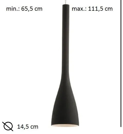 Pendul modern diametru 14,5 cm FLUT SP1 BIG nero 035680