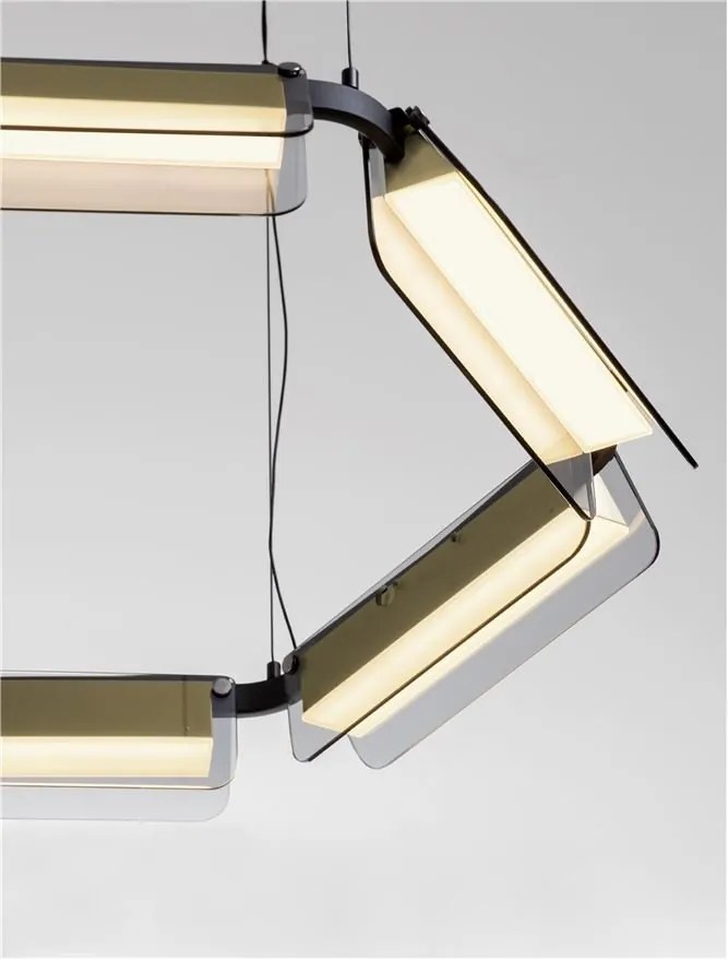 Lustra LED suspendata design modern APNEA D-72cm