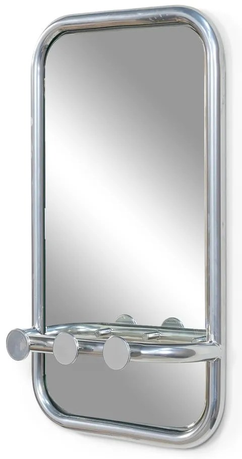 Panou de agățat diverse argintiu din metal 35x60x11 cm Retro – Spinder Design