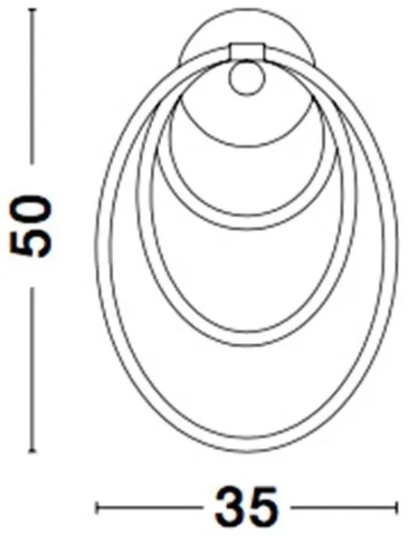 Aplica LED moderna, design deosebit CERELIA NVL-9082091