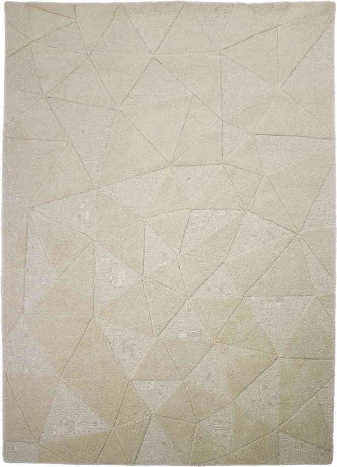 Covor bej țesut manual din lână 200x290 cm Shard – Flair Rugs