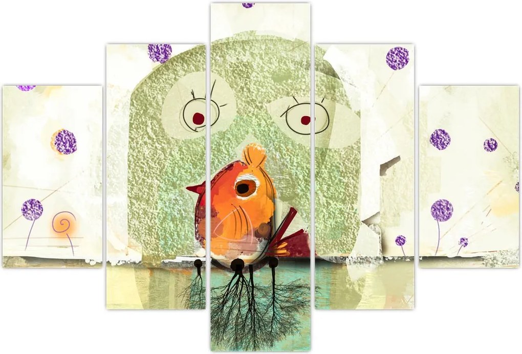 Tablou - Sufletul unei păsări (150x105 cm)