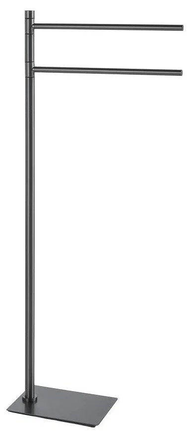 Gedy - Suport pentru prosoape TRILLY, 83,5 cm, gri metalizat