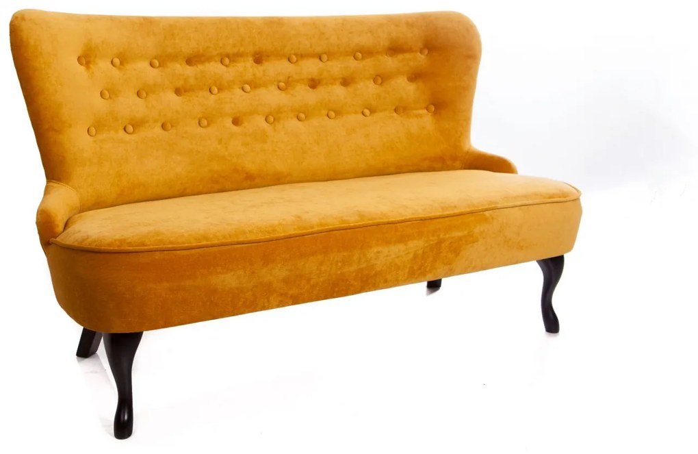 Canapea Diana 3L, Galben, 140xx86x67 cm
