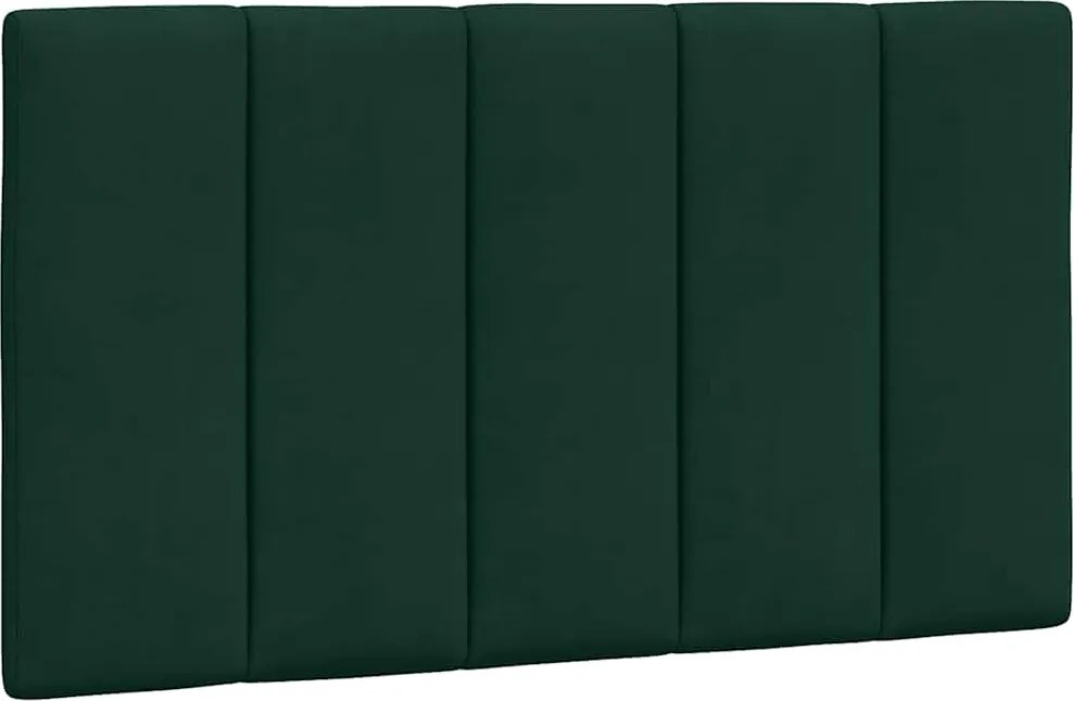 vidaXL Pernă tăblie de pat, Hanko, verde, 90 cm, catifea