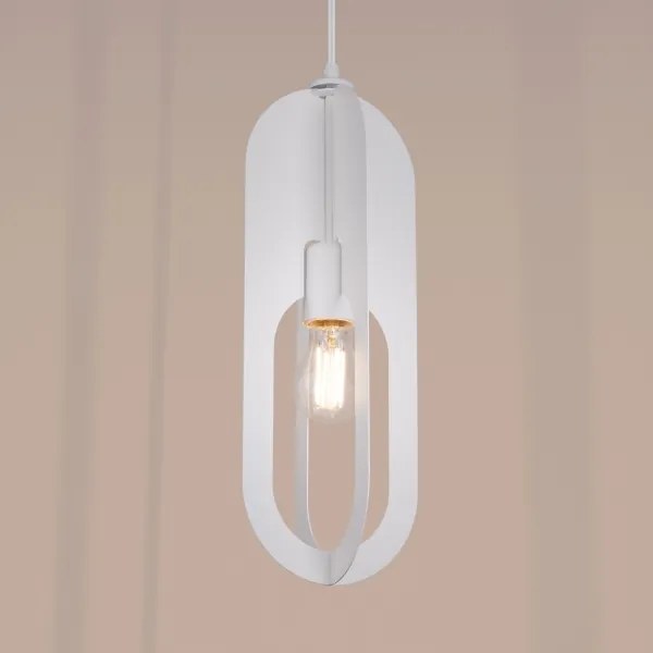 Lustră pe cablu Sollux SL.1360 NICUS 1xE27/15W/230V alb