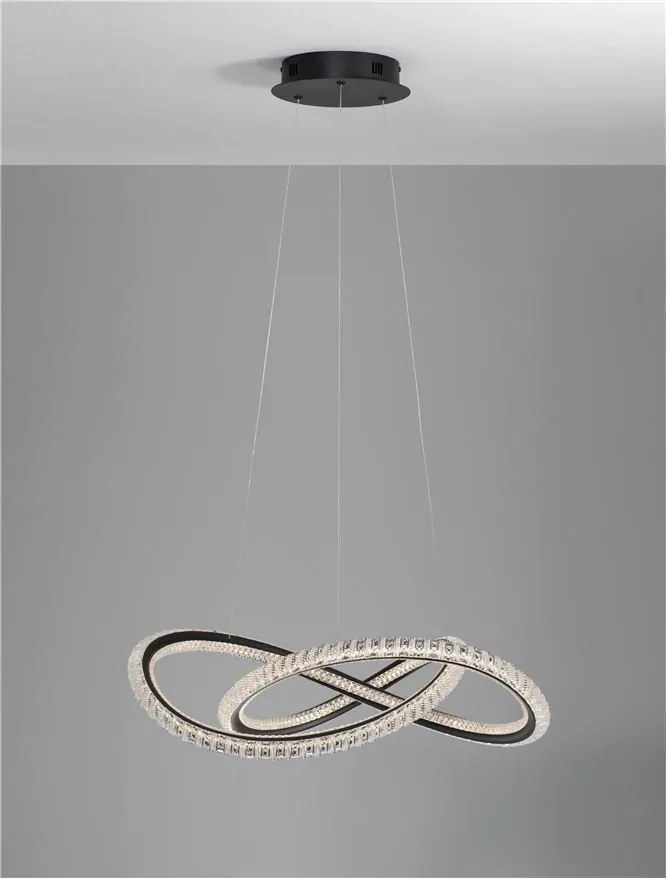 Lustra LED suspendata moderna design elegant GINEVRA 56W