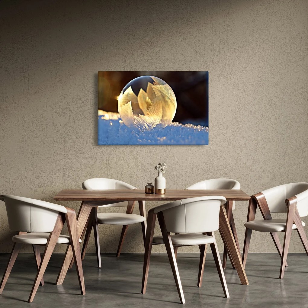 Tablou cu bulină înghețată (90x60 cm)