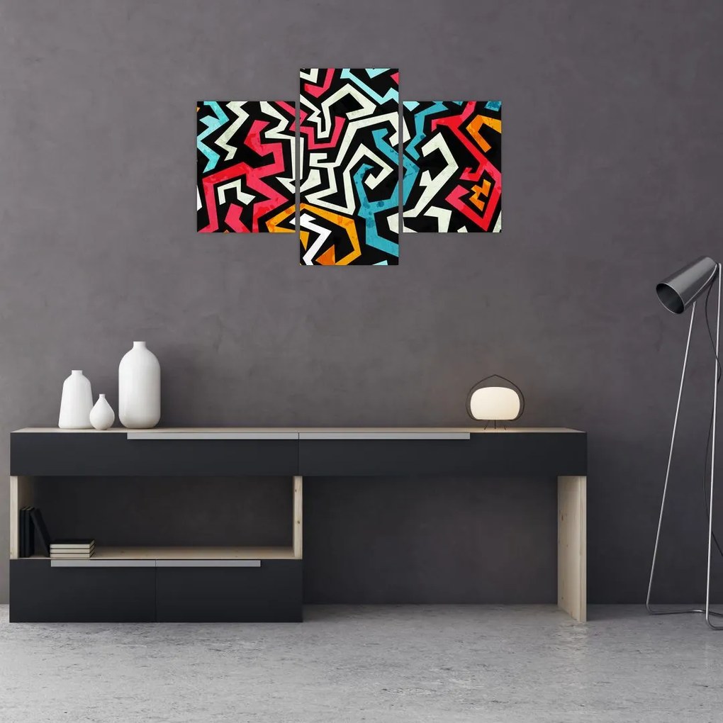 Tablouabstracție grafică (90x60 cm)