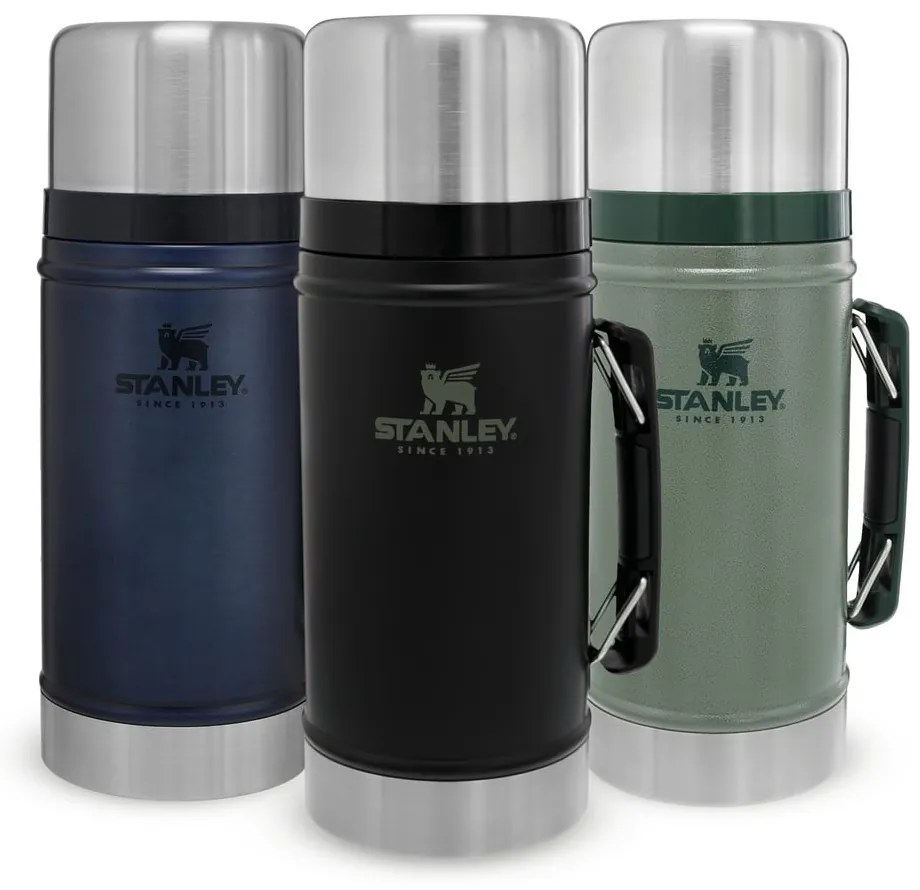 Termos negru pentru mâncare din oțel inoxidabil 940 ml Legendary Classic Black – Stanley
