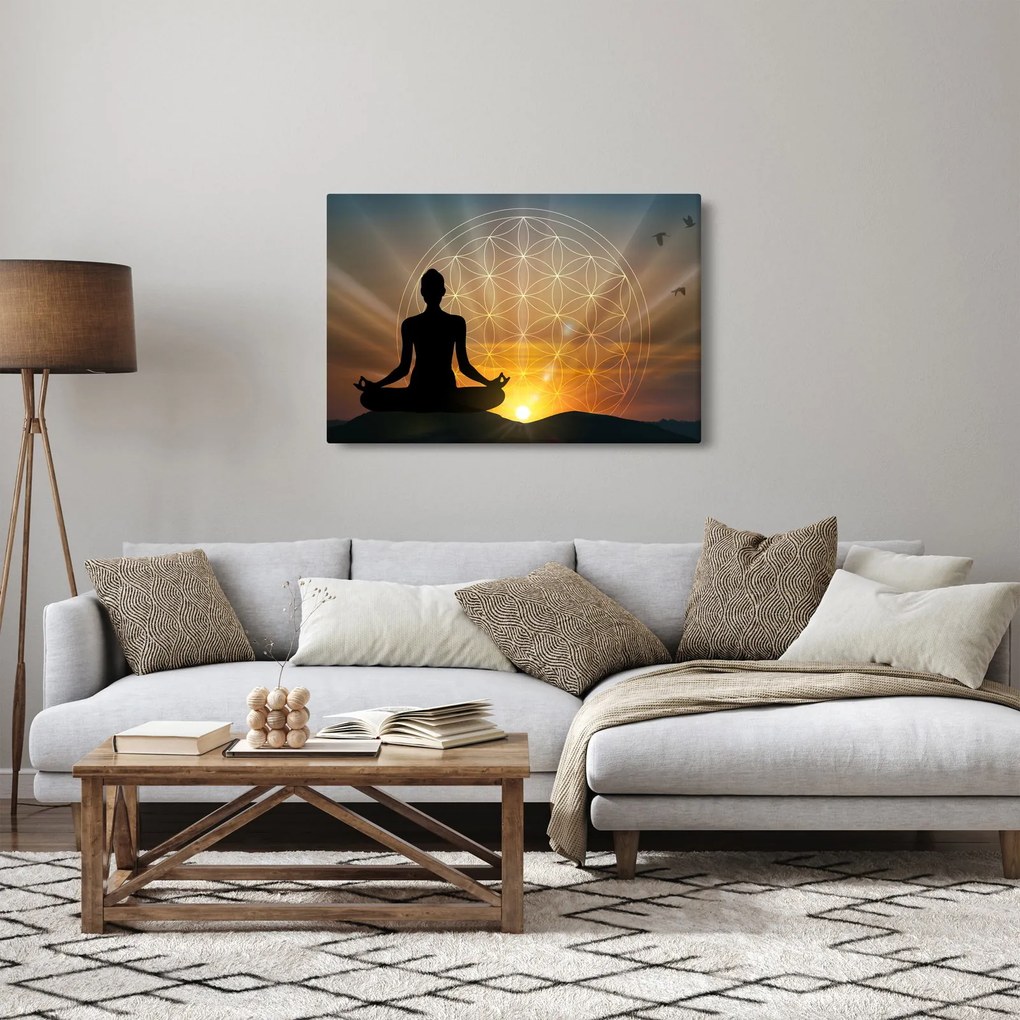 Tablou cu meditație (90x60 cm)