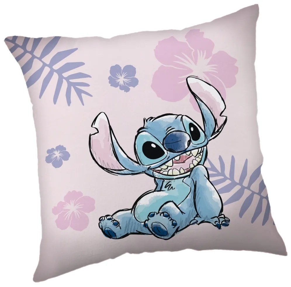 Pernă Jerry Fabrics Lilo și Stitch Roz, 35 x 35 cm